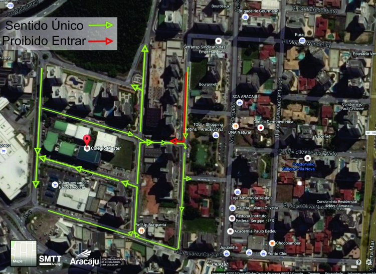 SMTT informa mudança de circulação na região do Colégio Master - SMTT Aracaju